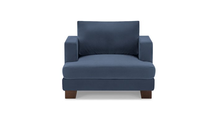 Кресло Марсель синего цвета - лучшие Интерьерные кресла в INMYROOM