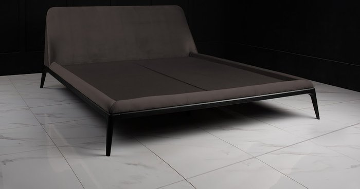 Кровать Liberty 200х200 темно-серого цвета - лучшие Кровати для спальни в INMYROOM