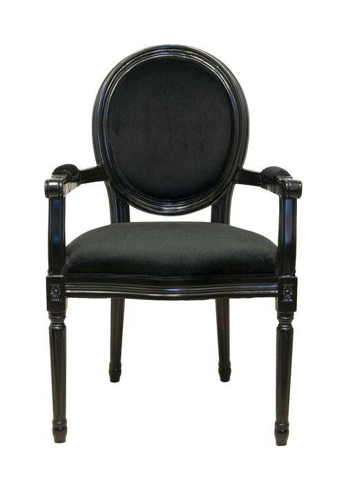 Стул Diella black velvet - купить Обеденные стулья по цене 30500.0