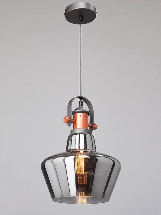 Подвесной светильник с плафоном из стекла - купить Подвесные светильники по цене 4747.0