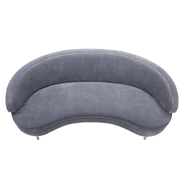 Полукруглый диван Kira серого цвета - лучшие Прямые диваны в INMYROOM