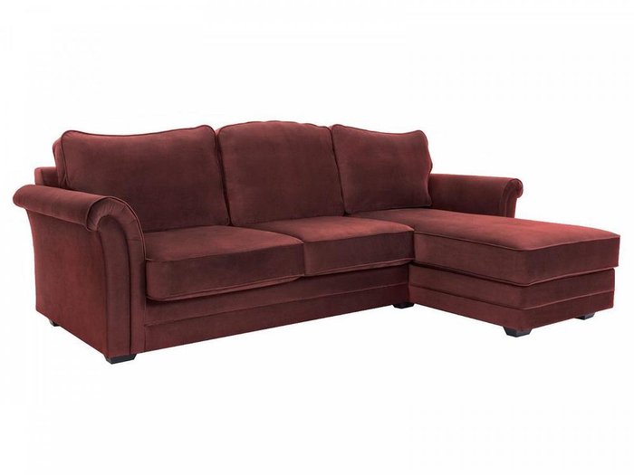 Угловой диван-кровать Sydney бордового цвета - купить Угловые диваны по цене 173880.0