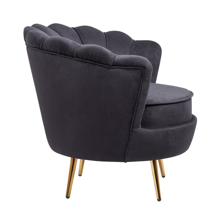 Кресло Pearl черного цвета - лучшие Интерьерные кресла в INMYROOM