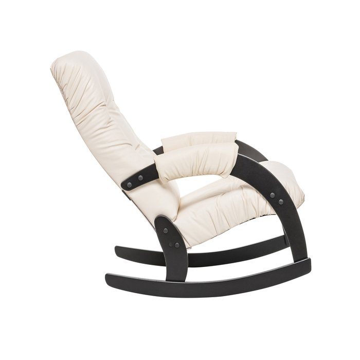 Кресло-качалка Модель 67 молочного цвета - лучшие Интерьерные кресла в INMYROOM