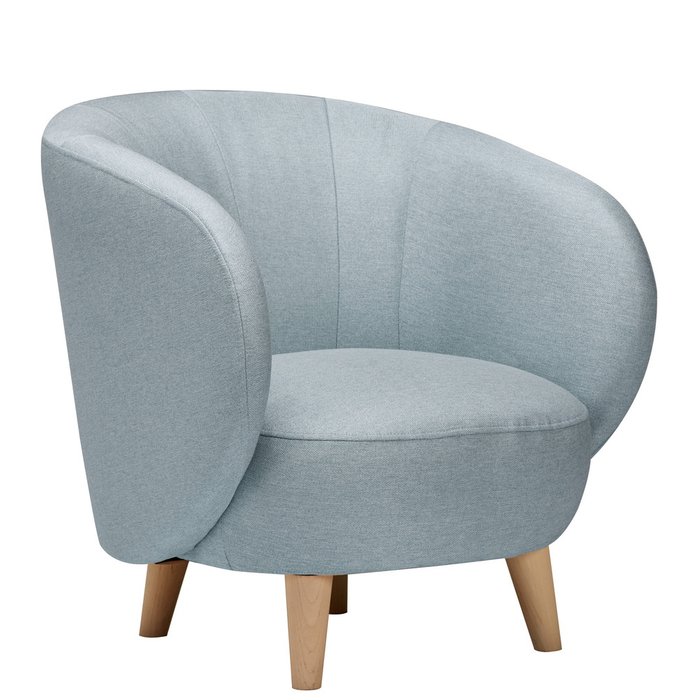 Кресло Мод светло-серого цвета - купить Интерьерные кресла по цене 16330.0