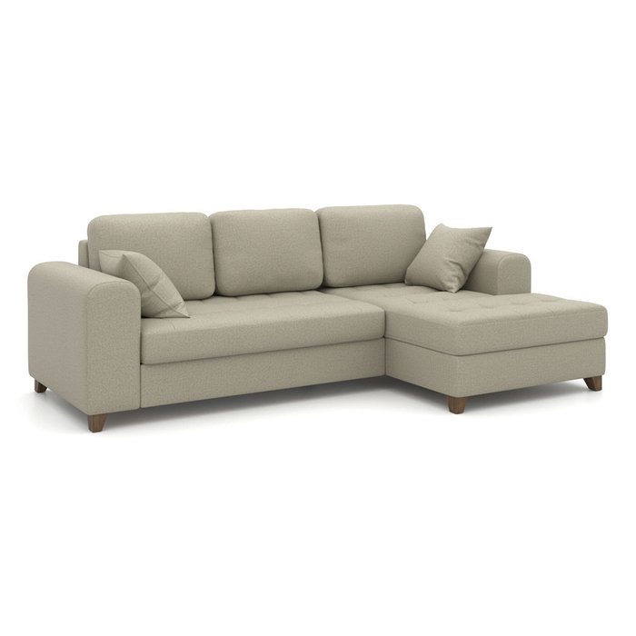 Угловой диван-кровать Vittorio EKL бежевый - купить Угловые диваны по цене 101900.0
