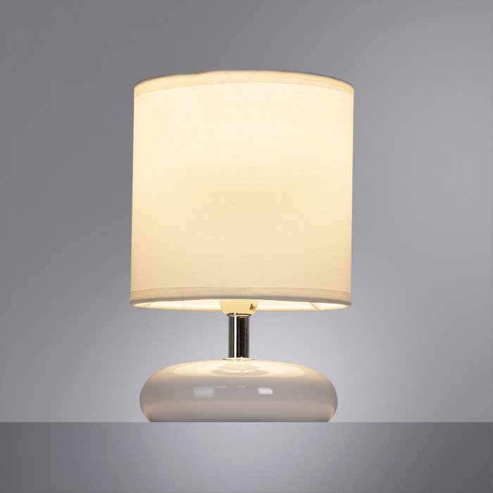Декоративная настольная лампа Arte Lamp HADAR A3463LT-1WH - купить Настольные лампы по цене 2490.0