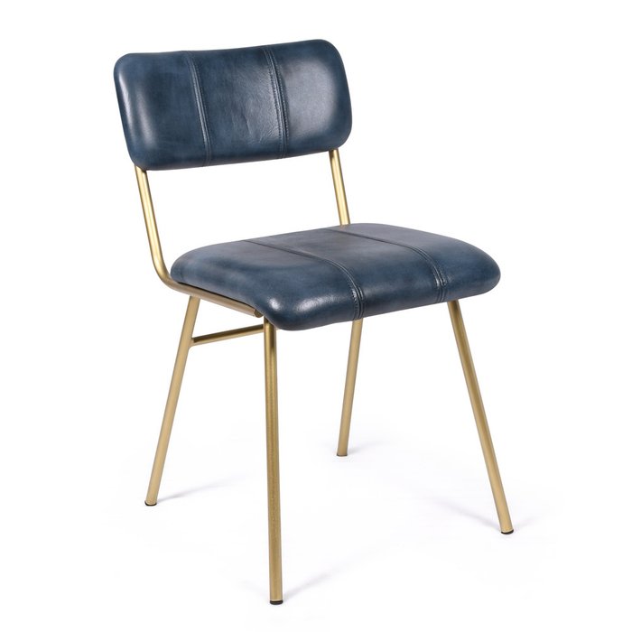 Набор из двух стульев Анупама синего цвета - купить Обеденные стулья по цене 35000