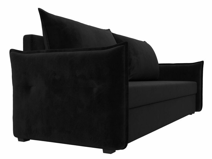 Диван-кровать Лига 004 черного цвета - лучшие Прямые диваны в INMYROOM