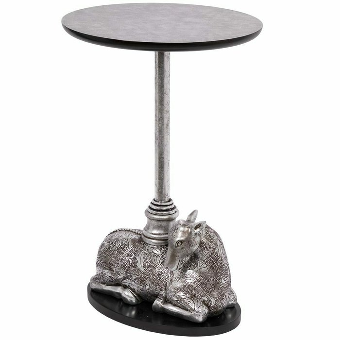 Кофейный столик Лань Таори серебряного цвета - купить Кофейные столики по цене 15522.0