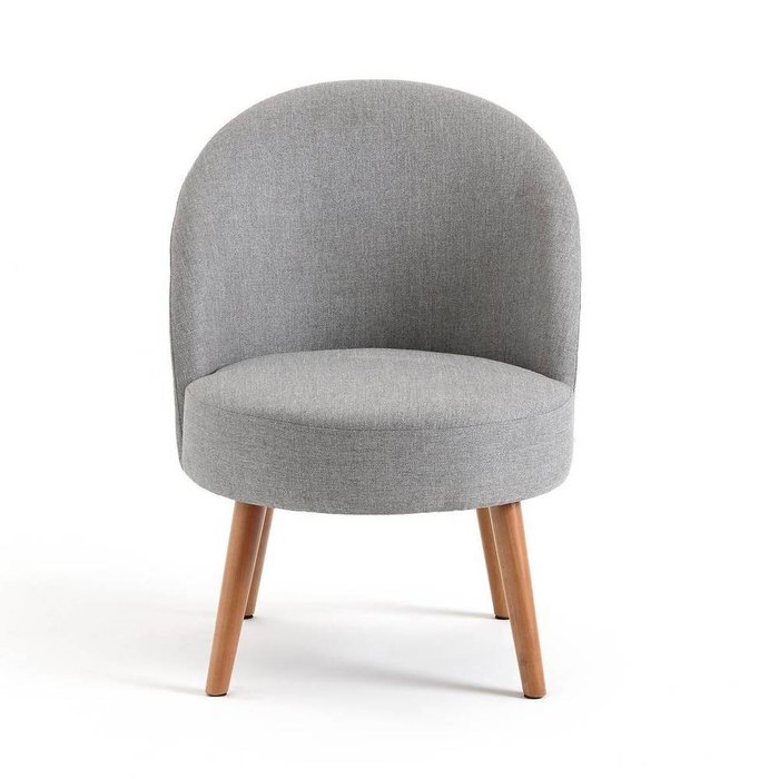 Кресло винтажное Quilda серого цвета - купить Интерьерные кресла по цене 16916.0