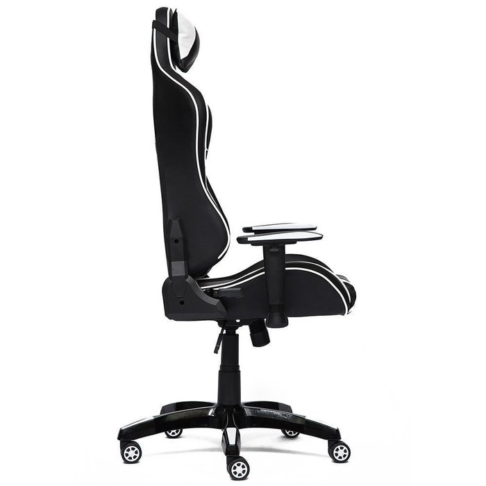 Кресло офисное iBat черно-белого цвета - лучшие Офисные кресла в INMYROOM
