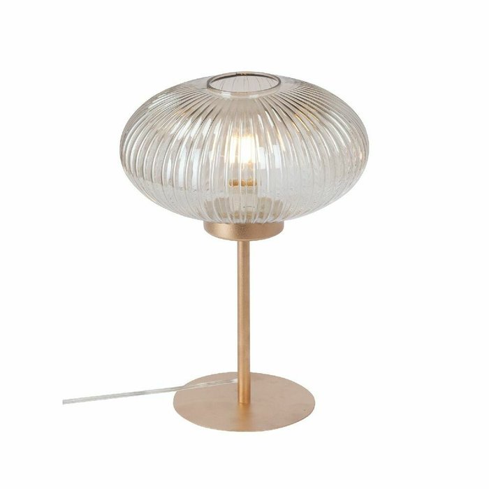 Настольная лампа V2886-8/1L (стекло, цвет светло-коричневый)
