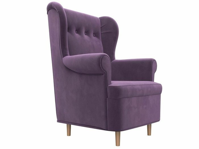 Кресло Торин сиреневого цвета - лучшие Интерьерные кресла в INMYROOM