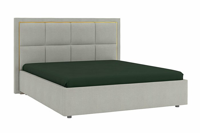 Кровать Дольче 180х200 светло-серого цвета - купить Кровати для спальни по цене 80290.0