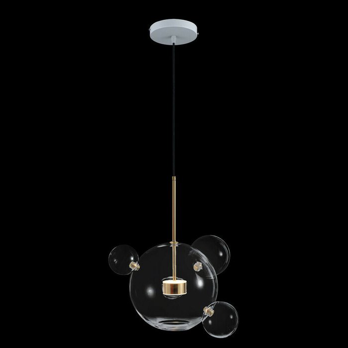 Подвесной светодиодный светильник Bolle с прозрачным плафоном - лучшие Подвесные светильники в INMYROOM
