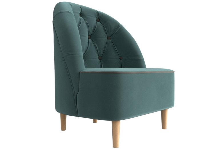 Кресло Амиса бирюзового цвета - лучшие Интерьерные кресла в INMYROOM