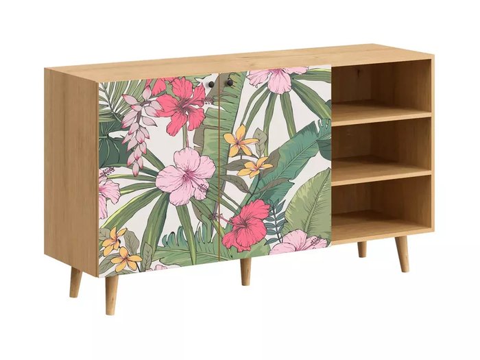 Комод Frida с двумя дверцами на деревянных ножках - купить Комоды по цене 45500.0