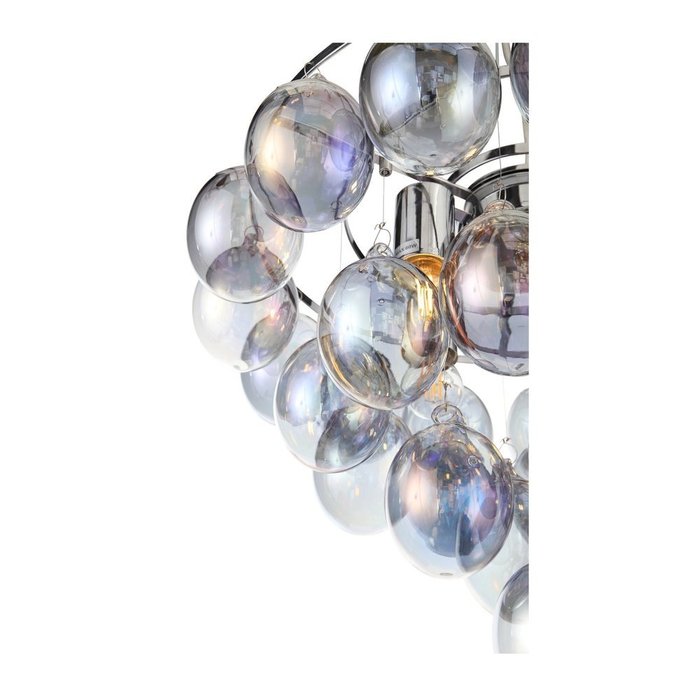 Подвесная светодиодная люстра Sospiro с перламутровыми плафонами - лучшие Подвесные люстры в INMYROOM