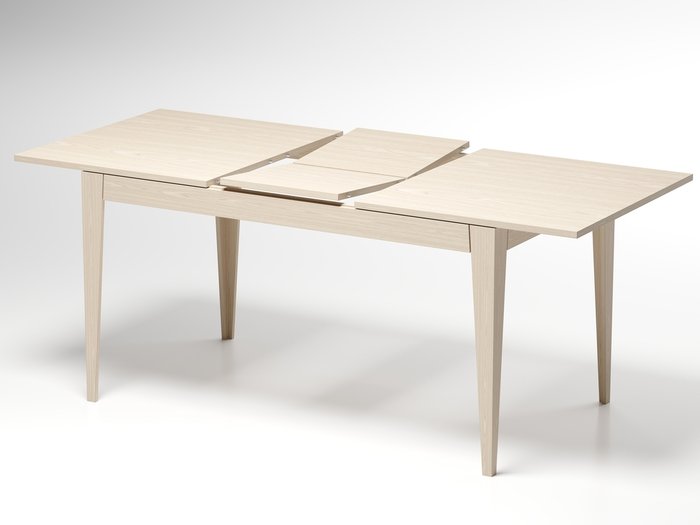Раскладной обеденный стол Lemar белого цвета - купить Обеденные столы по цене 76000.0