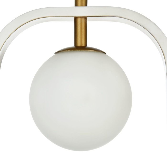 Подвесной светильник Avola бело-золотого цвета - купить Подвесные светильники по цене 5100.0