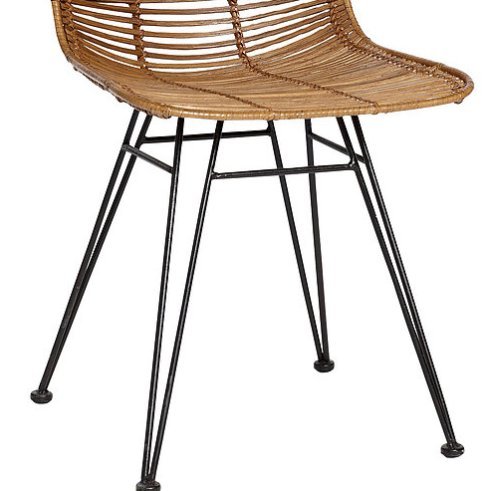 Обеденный стул из ротанга натурального цвета - купить Обеденные стулья по цене 36400.0