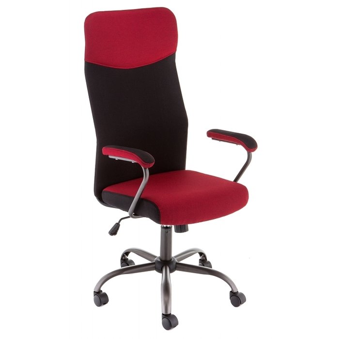 Компьютерное кресло Aven красно-черного цвета