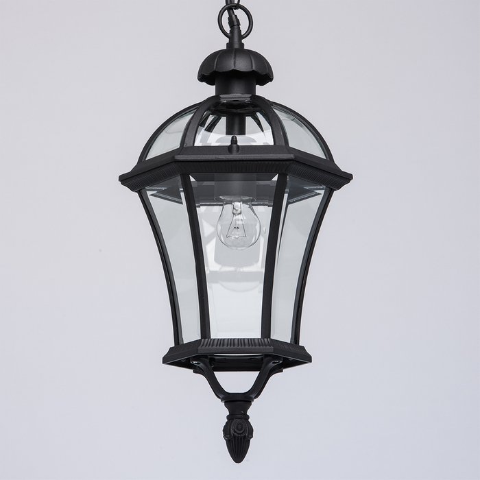 Уличный подвесной светильник Сандра черного цвета - лучшие Подвесные уличные светильники в INMYROOM