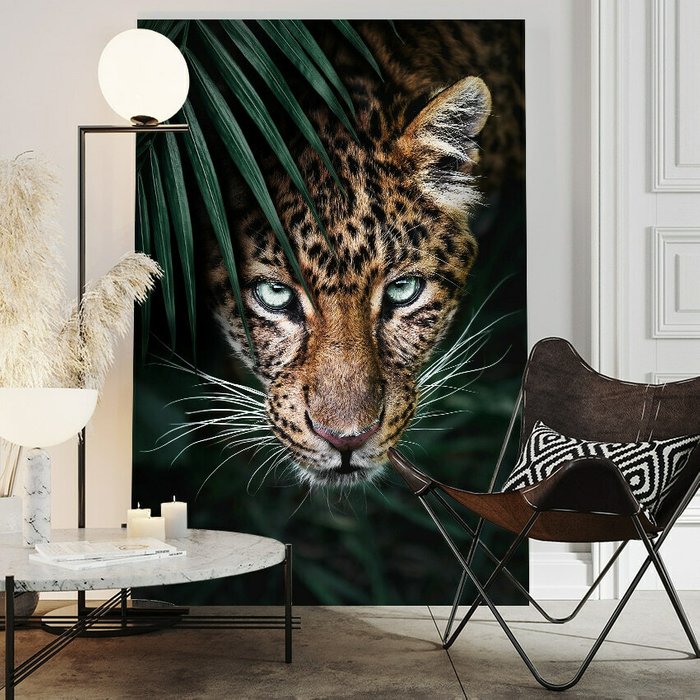 Картина на холсте Леопард №4 50х70 см - купить Картины по цене 5990.0