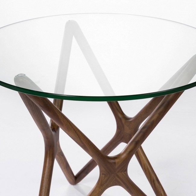 Кофейный стол "Triple" со стеклянной столешницей  - лучшие Кофейные столики в INMYROOM