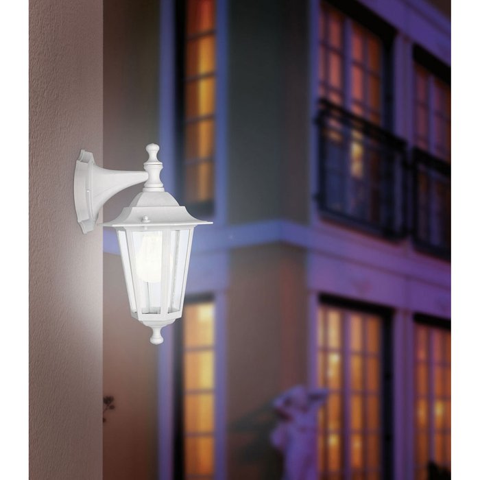 Уличный настенный светильник Laterna белого цвета - лучшие Настенные уличные светильники в INMYROOM