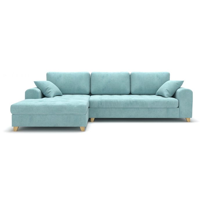 Диван-кровать Vittorio MTR угловой голубого цвета - купить Угловые диваны по цене 117500.0