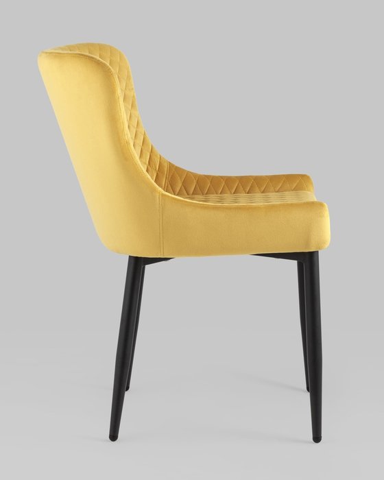 Стул Ститч желтого цвета - лучшие Обеденные стулья в INMYROOM