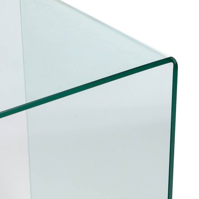 Стол письменный из закаленного стекла Joan зеленого цвета - лучшие Письменные столы в INMYROOM