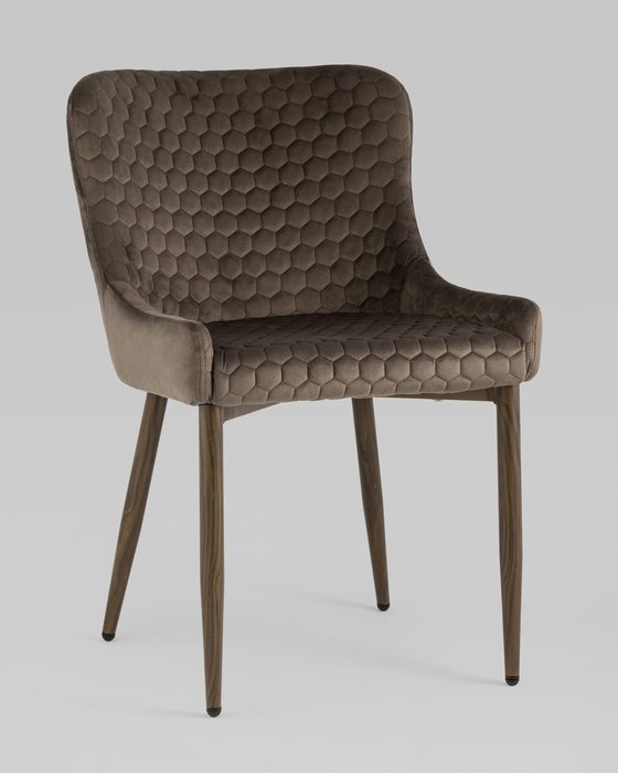 Стул Ститч Хани коричневого цвета - купить Обеденные стулья по цене 7290.0