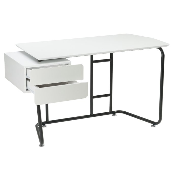 Офисный стол Desk белого цвета - купить Письменные столы по цене 13400.0