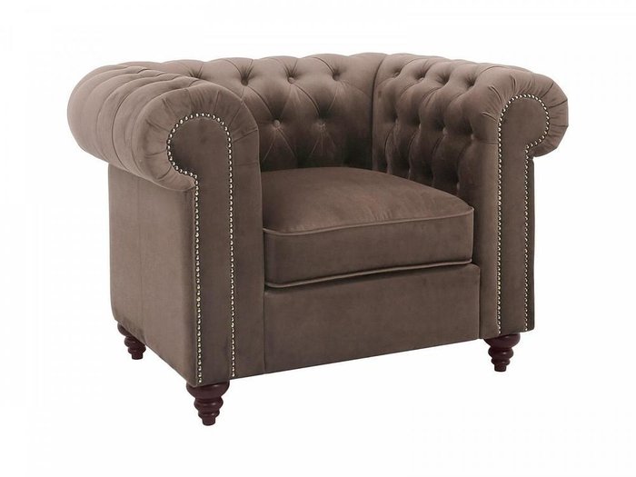 Кресло Chester Classic коричневого цвета  - купить Интерьерные кресла по цене 69210.0
