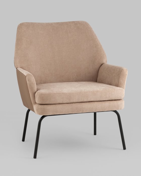Кресло Харви светло-коричневого цвета - купить Интерьерные кресла по цене 16490.0