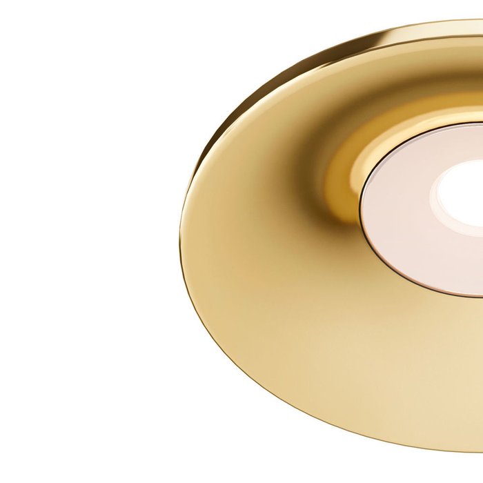 Встраиваемый светильник Technical золотого цвета - купить Встраиваемые споты по цене 650.0
