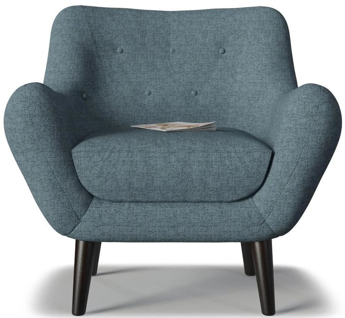 Кресло Элефант Люкс dream blue синего цвета - купить Интерьерные кресла по цене 18448.0