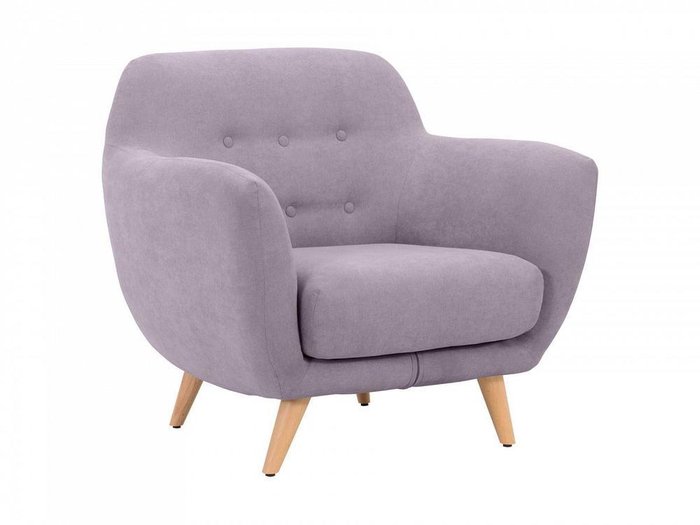 Кресло Loa светло-сиреневого цвета - купить Интерьерные кресла по цене 40860.0