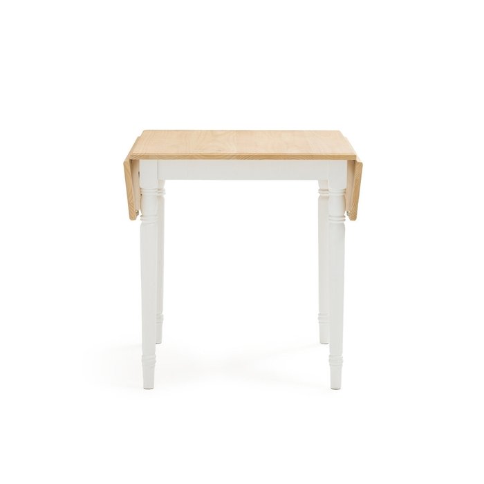 Обеденный стол раскладной Alvina на белых ножках - лучшие Обеденные столы в INMYROOM