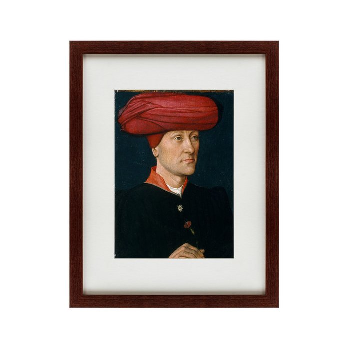 Картина Portrait of a Man in a Turban second quarter 15th century  - купить Картины по цене 5995.0