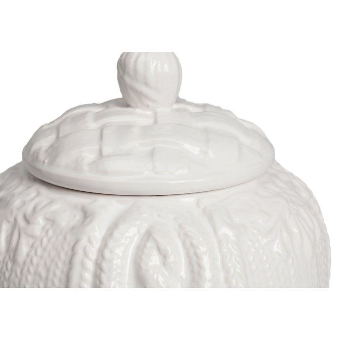 Маленькая декоративная керамическая ваза с крышкой для хранения продуктов Lindley - купить Емкости для хранения по цене 4000.0