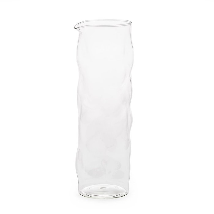 Графин SelettI Glass from Sonny Carafe из фактурного прозрачного стекла