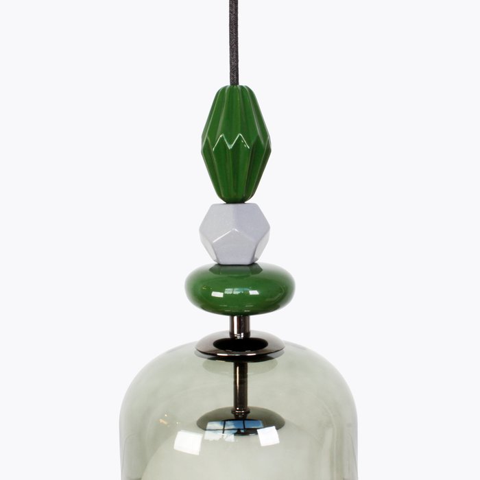 Подвесной светильник Colors Capsule с плафоном серо-зеленый - купить Подвесные светильники по цене 10100.0
