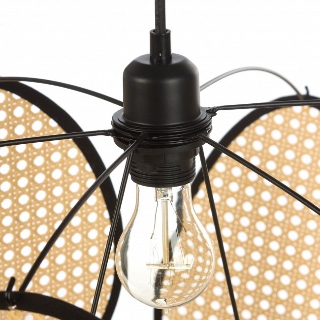 Подвесной светильник Grid из ротанга - лучшие Подвесные светильники в INMYROOM