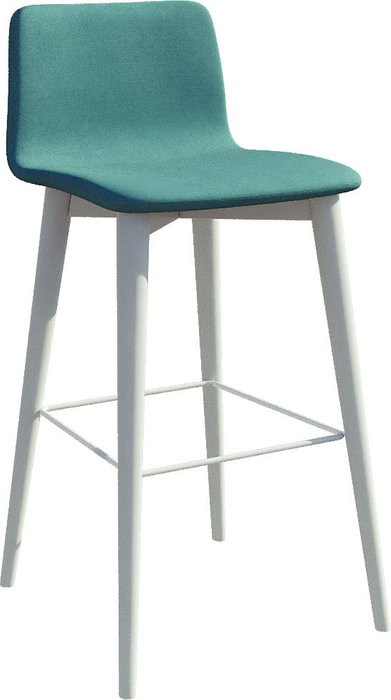 Барный стул Архитектор зеленого цвета