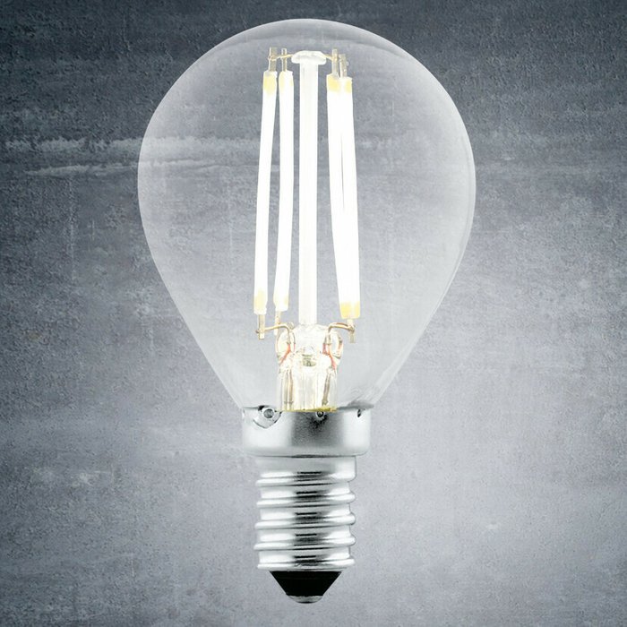 Светодиодная лампа филаментная P45 E14 4W 350Lm 2700К  - купить Лампочки по цене 219.0