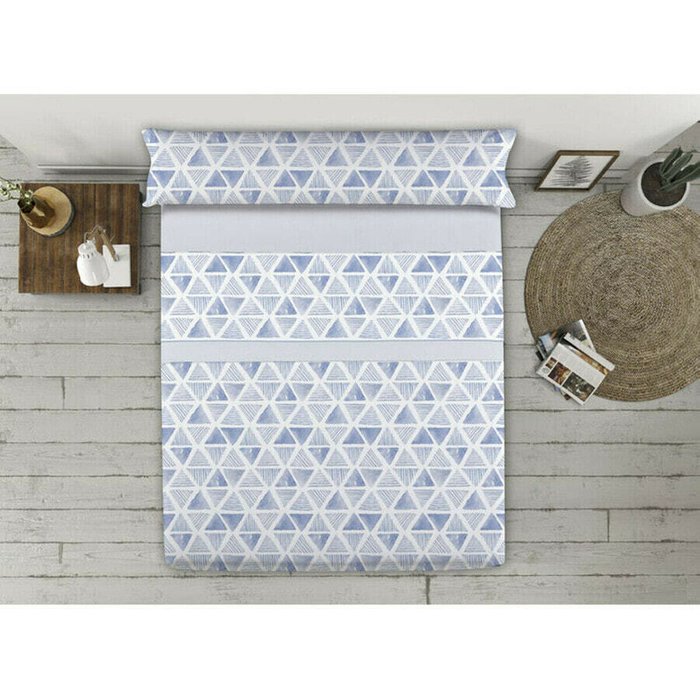Комплекты Мешок Nordic без наполнения Happy Home TRIANGLES AH Синий 90 кровать